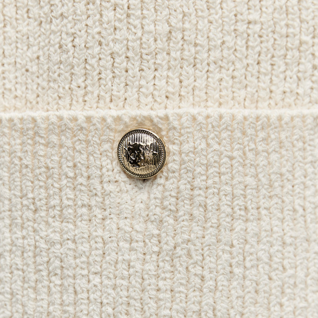 Moudda ZARA - Beige – gilet marin bouton doré - Tunisie 4