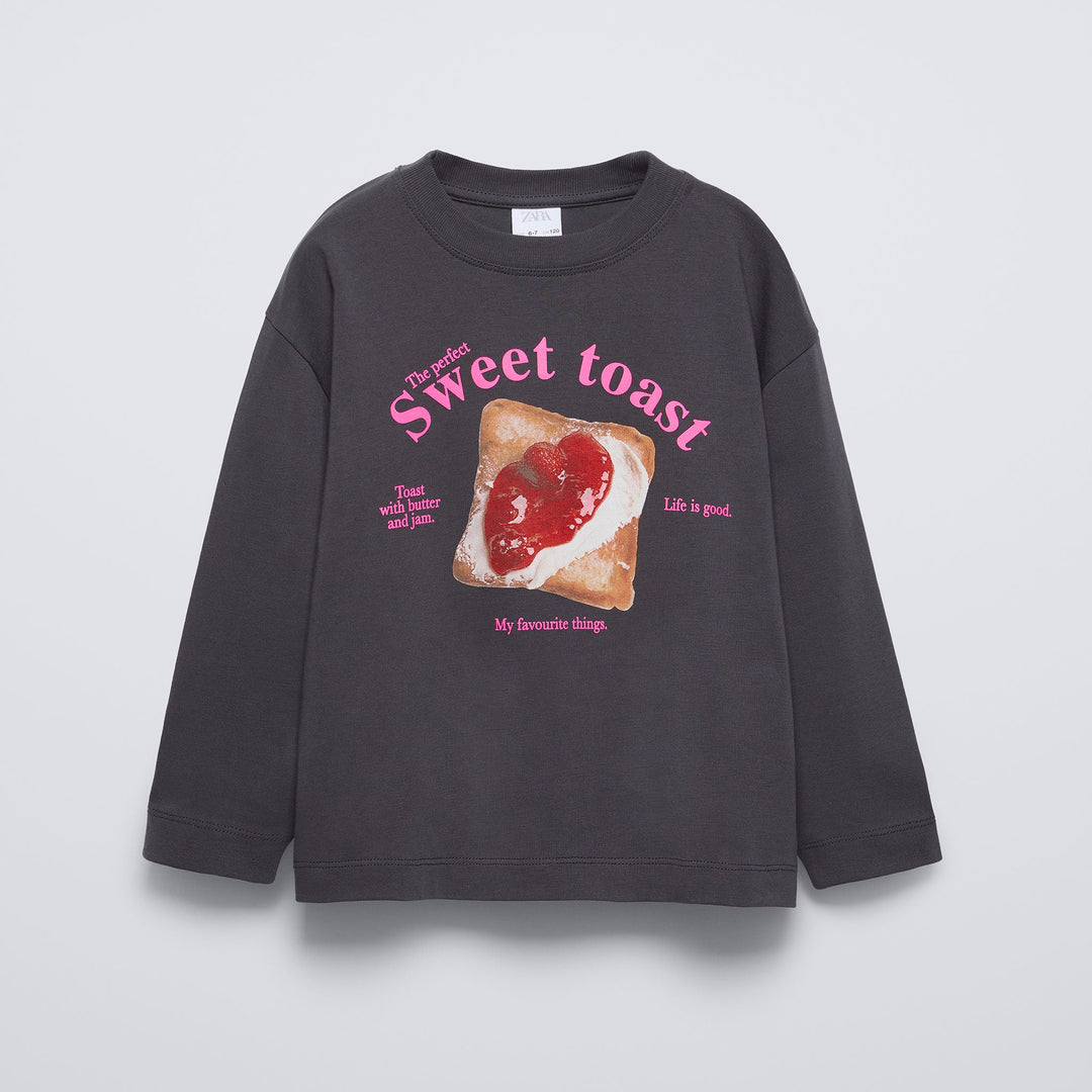 Moudda ZARA - T-shirt imprimé petit-déjeuner - Tunisie 1