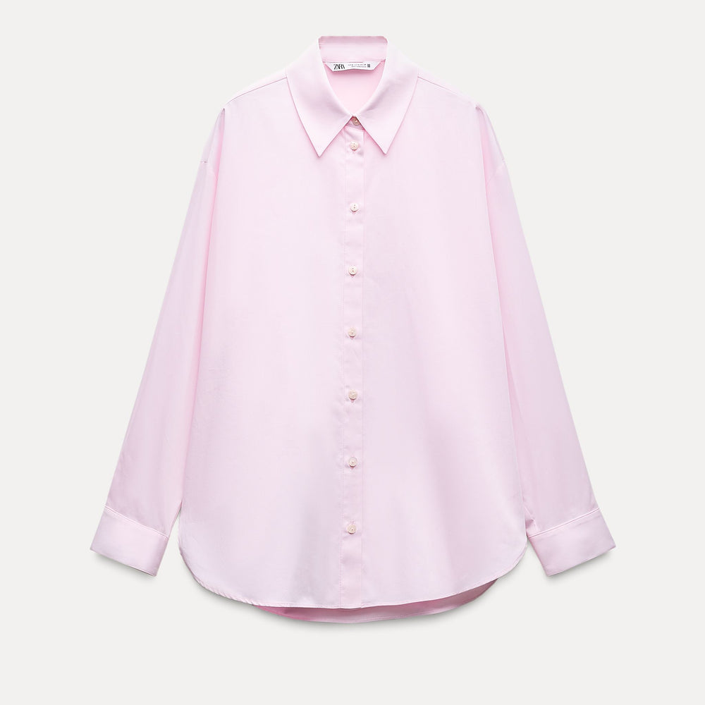 Moudda ZARA - Chemise en coton sergé, coupe oversize - Tunisie 2