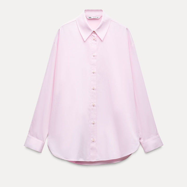 Moudda ZARA - Chemise en coton sergé, coupe oversize - Tunisie 2