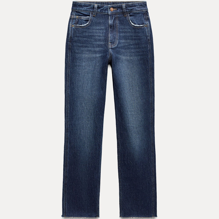 Moudda ZARA - Jean Slim Taille Haute Longueur Cheville - Tunisie 1