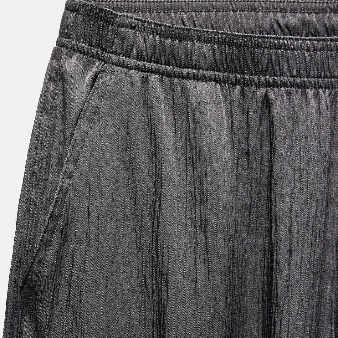Moudda ZARA - Pantalon pyjama satiné structuré coupe basse coordonné - Tunisie 3