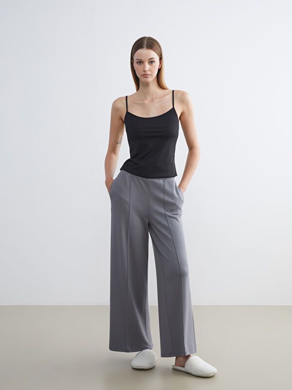 Moudda LC Waikiki - Bas de pyjama en jersey Femme Gris foncé - Tunisie 1