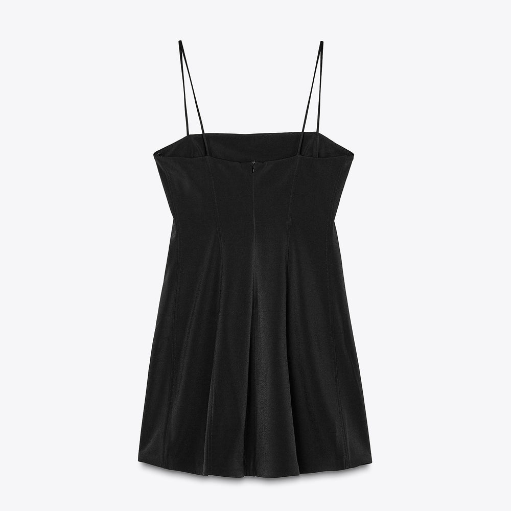 Moudda ZARA - Robe Mini Bretelles - Crêpe Heavy - Tunisie 2