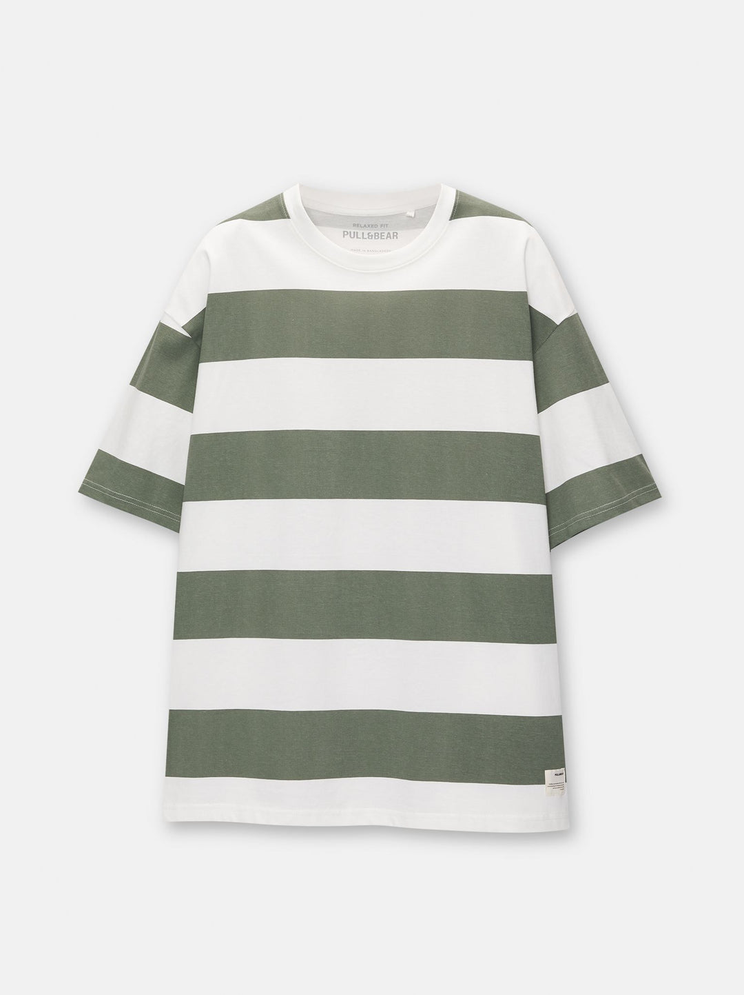Moudda PULL & BEAR - T-Shirt Demi-Manches Rayure Large - Tunisie 1