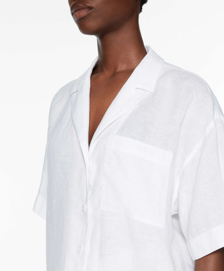 Moudda Oysho - Chemise 100% Lin à Revers - Tunisie 3