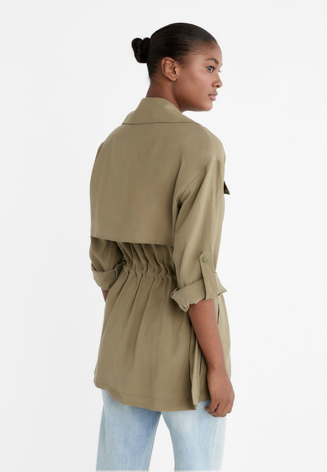 Moudda STRADIVARIUS - Trench Fluide Court - Tunisie 5