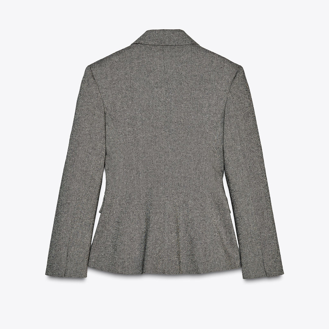 Moudda ZARA - Ensemble Blazer - Aspect Moucheté & Croisé Asymétrique - Tunisie 2