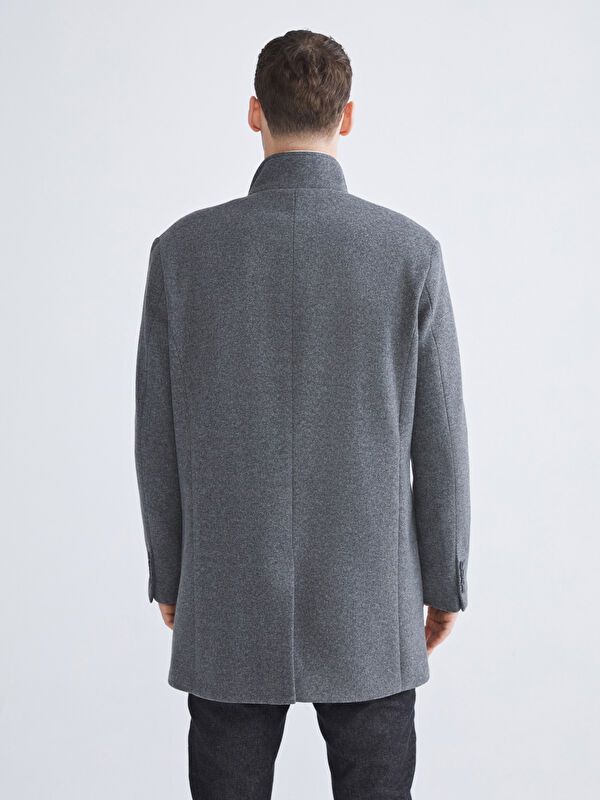 Moudda LC Waikiki - Manteau lourd Homme Mélan anthracite - Tunisie 5