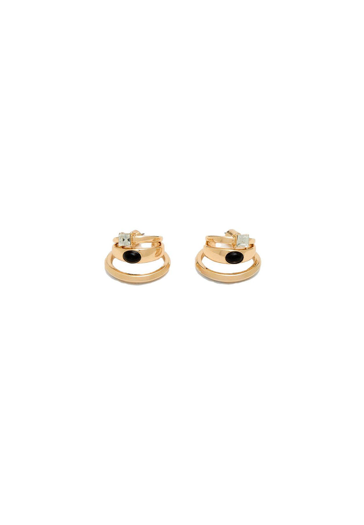 Moudda STRADIVARIUS - Boucle d'Oreille Triple Strass - Tunisie 1