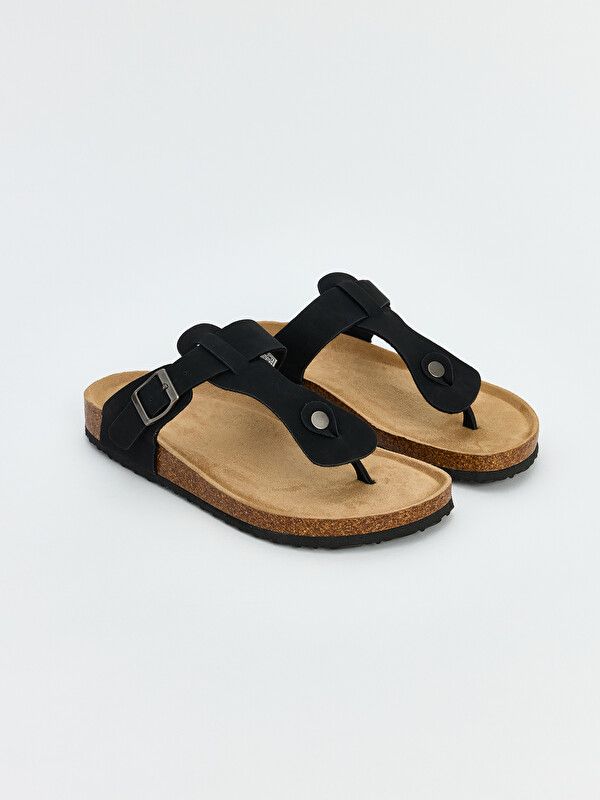 Moudda LC Waikiki - Pantoufles pour Homme couleur Noir - Tunisie 1
