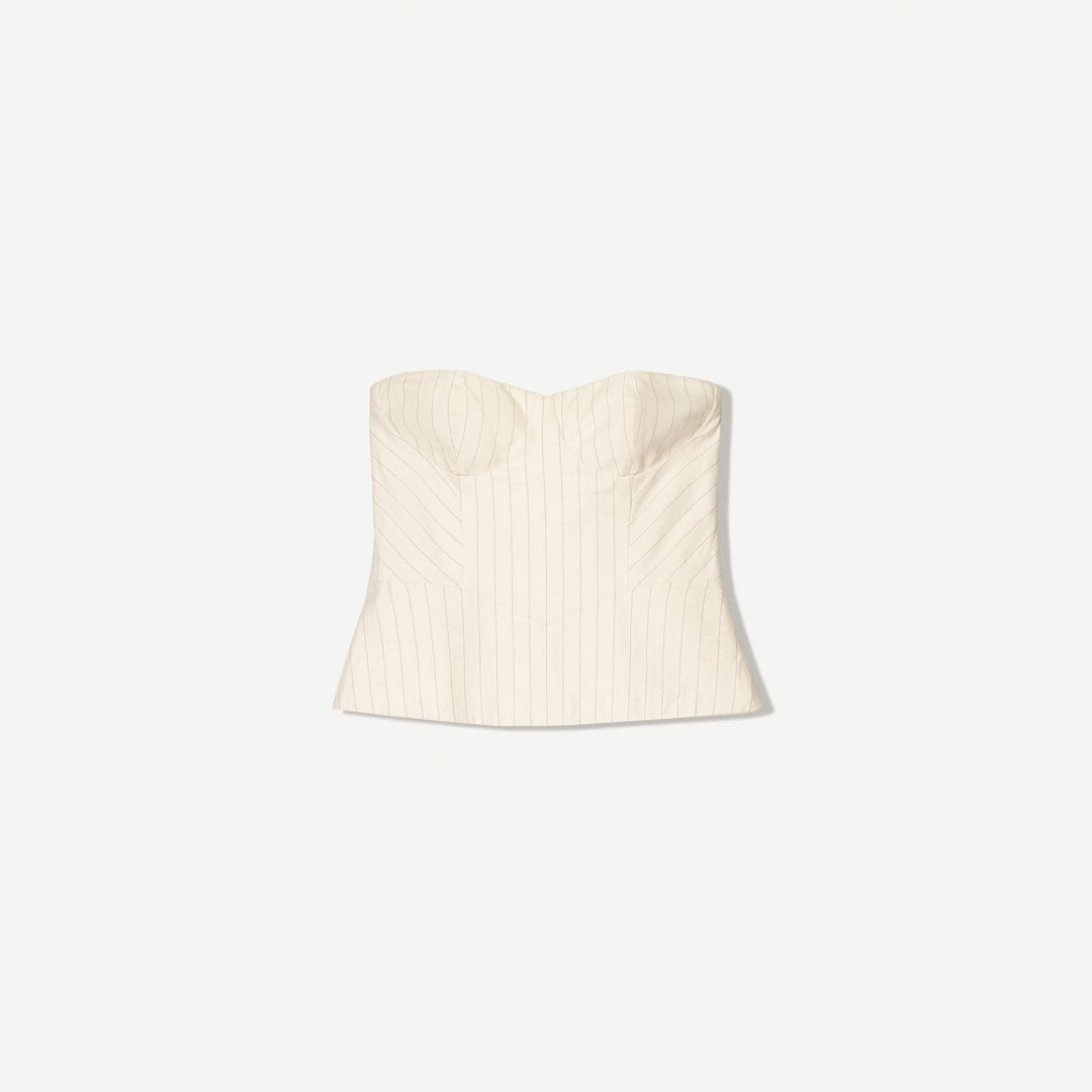 Moudda BERSHKA - Top Bandeau Corset - Rayure Diplo - Tunisie 1