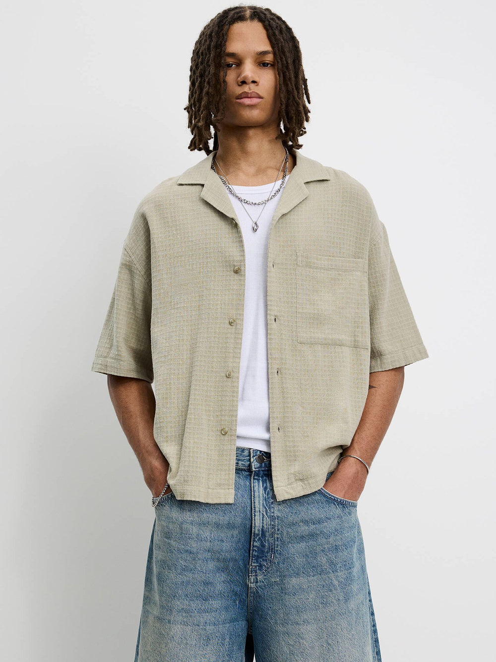 Moudda PULL & BEAR - Chemise - Carreaux & Structure - Tunisie 2