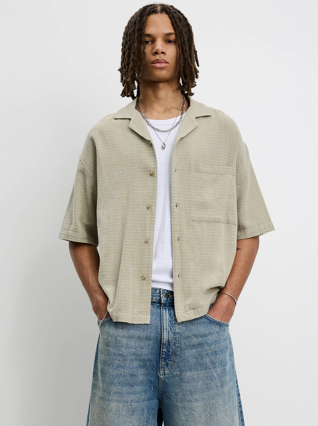 Moudda PULL & BEAR - Chemise - Carreaux & Structure - Tunisie 2
