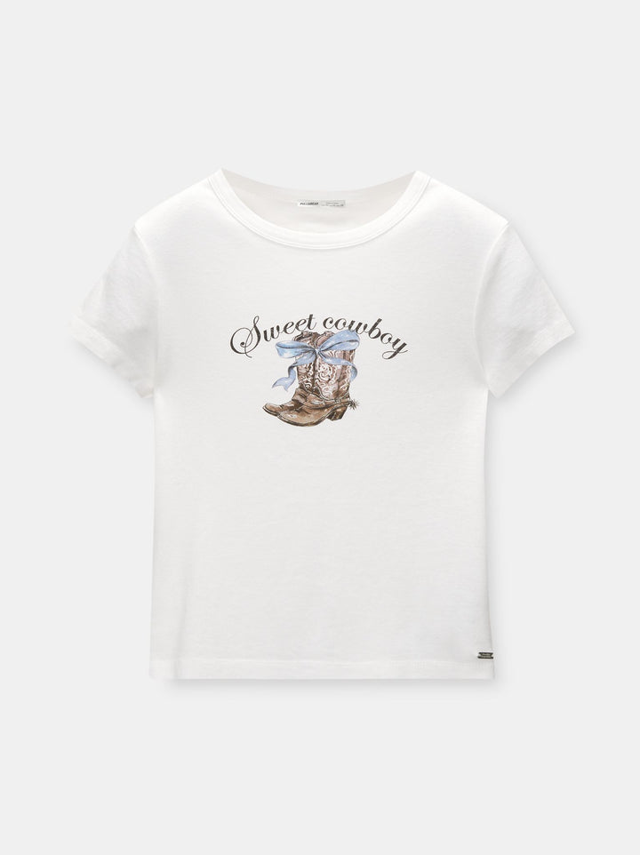 Moudda PULL & BEAR - T-Shirt Pacific Imprimé Rodeo - Tunisie 1