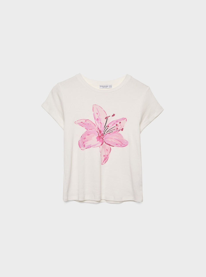 Moudda STRADIVARIUS - T-Shirt Imprimé Fleur - Tunisie 4