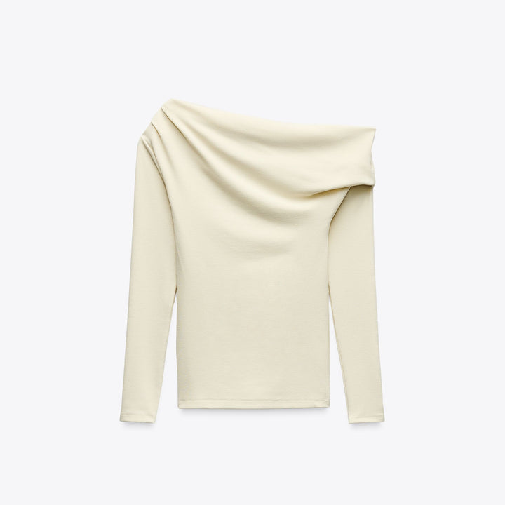 Moudda ZARA - T-Shirt Asymétrique - Soft Interlock - Tunisie 1