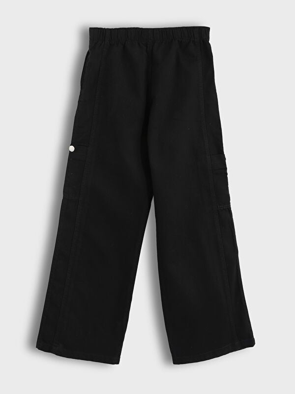 Moudda LC Waikiki - Pantalon tissé Fille Noir - Tunisie 2