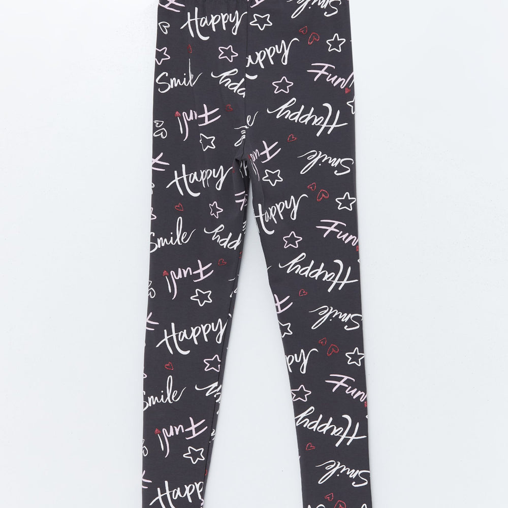 Moudda LC Waikiki - T-shirt en jersey stretch Fille Impression anthracite - Tunisie 2