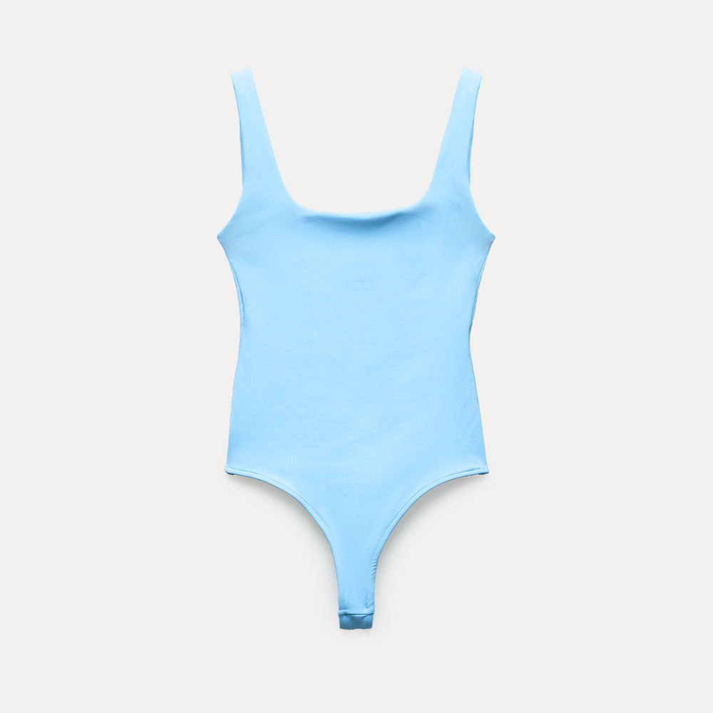 Moudda ZARA - Justaucorps manches courtes, encolure carrée, polyamide - Tunisie 2