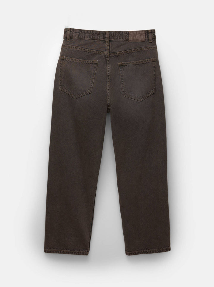 Moudda PULL & BEAR - Pantalon Denim Baggy - Marron - Tunisie 3
