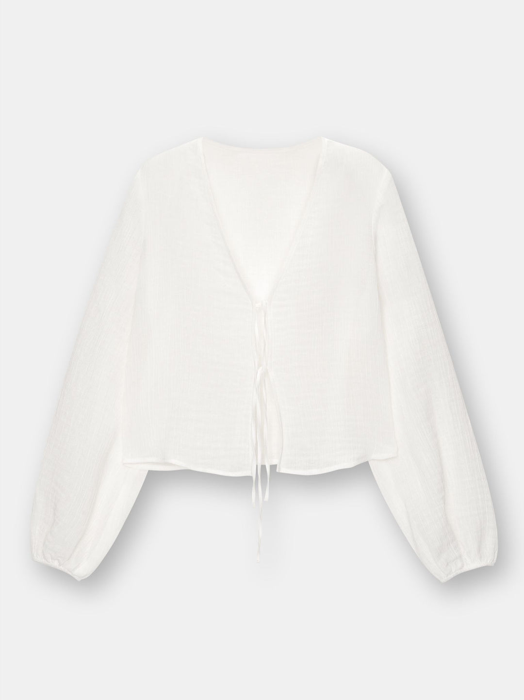 Moudda PULL & BEAR - Blouse Nœuds Manches Bouffantes - Tunisie 2