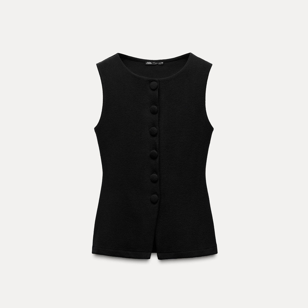 Moudda ZARA - Gilet à Boutons Toucher Doux - Tunisie 2