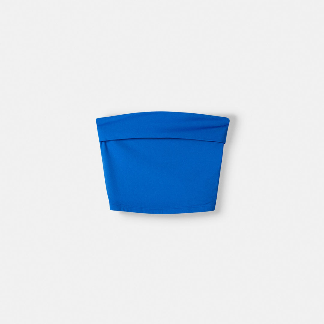 Moudda BERSHKA - Top bandeau en polyamide avec revers - Tunisie 1