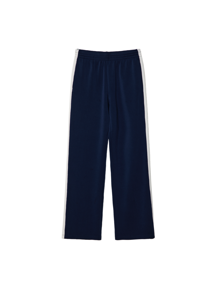 Moudda STRADIVARIUS - Pantalon Sport Palazzo Toucher Doux avec Bande Latérale - Tunisie 3