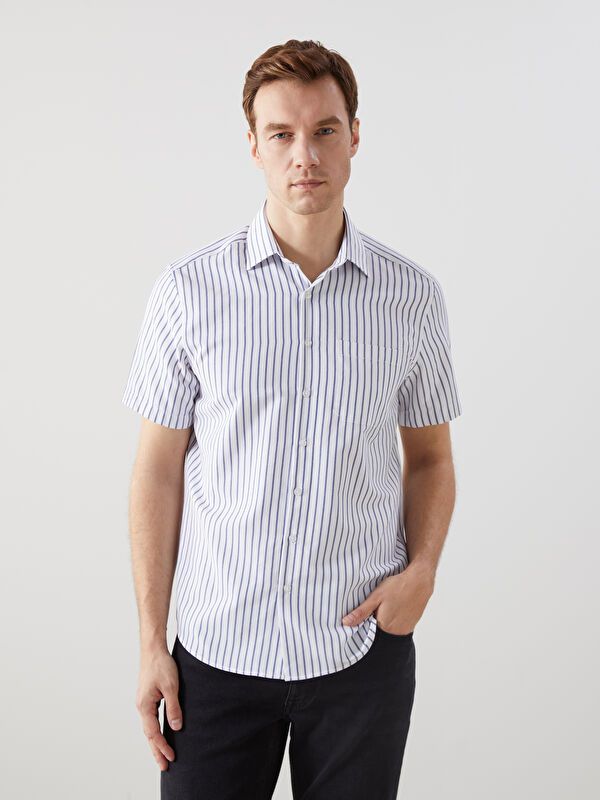 Moudda LC Waikiki - Chemise manches courtes en tissu pour Homme - Tunisie 1