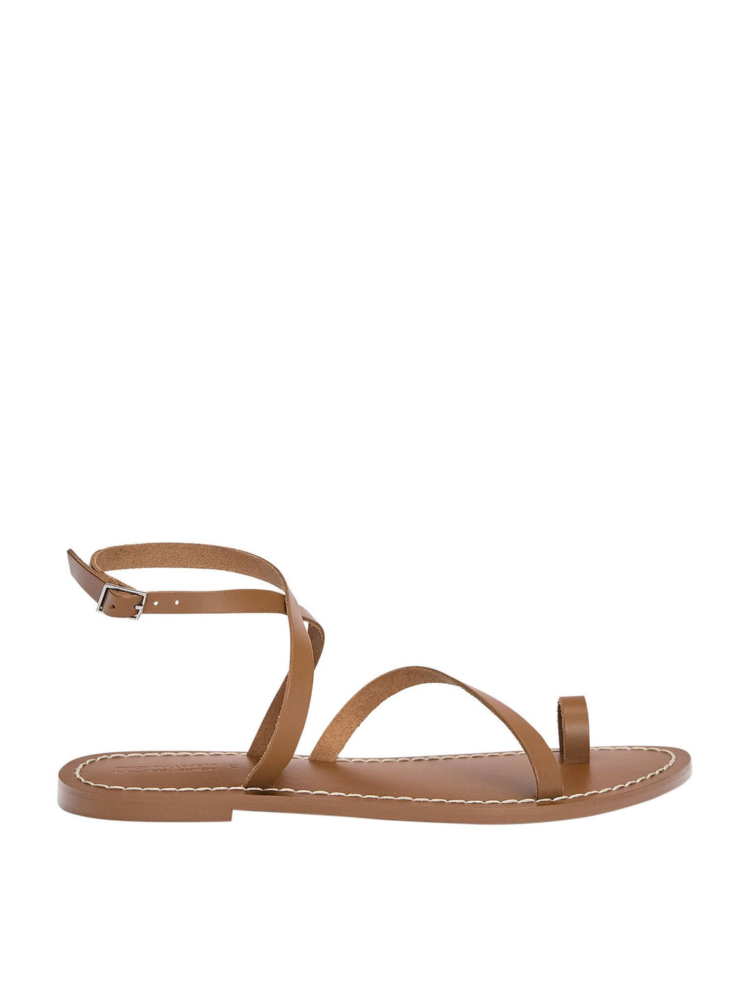 Moudda PULL & BEAR - Sandales Plates en Cuir - Tunisie 5