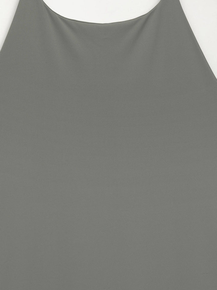 Moudda PULL & BEAR - Robe Midi Halter - Fronce Dos Polyamide - Tunisie 3