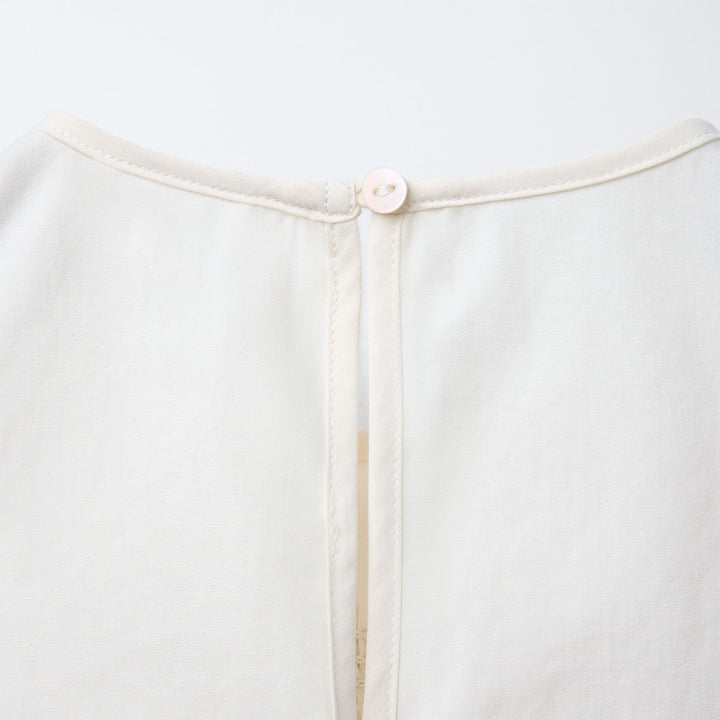 Moudda ZARA - Top Enfant Blanc - Smock Contraste & Twinset - Tunisie 4