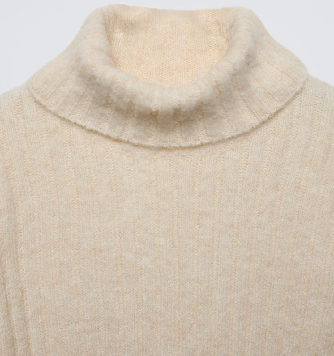 Moudda ZARA - Pull doux côtelé avec col cygne - Tunisie 1