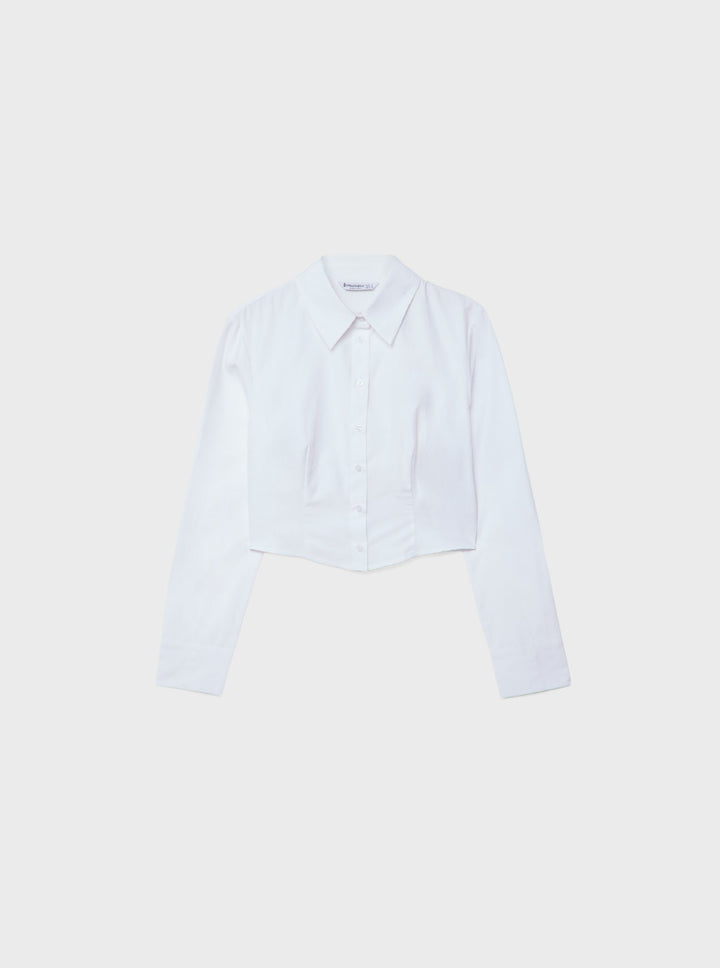 Moudda STRADIVARIUS - Chemise Basique Crop avec Élastiques - Tunisie 2