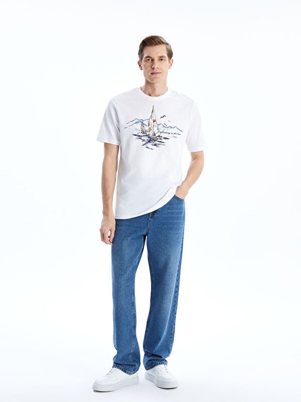 Moudda LC Waikiki - T-shirt imprimé manches courtes en jersey - Tunisie 2