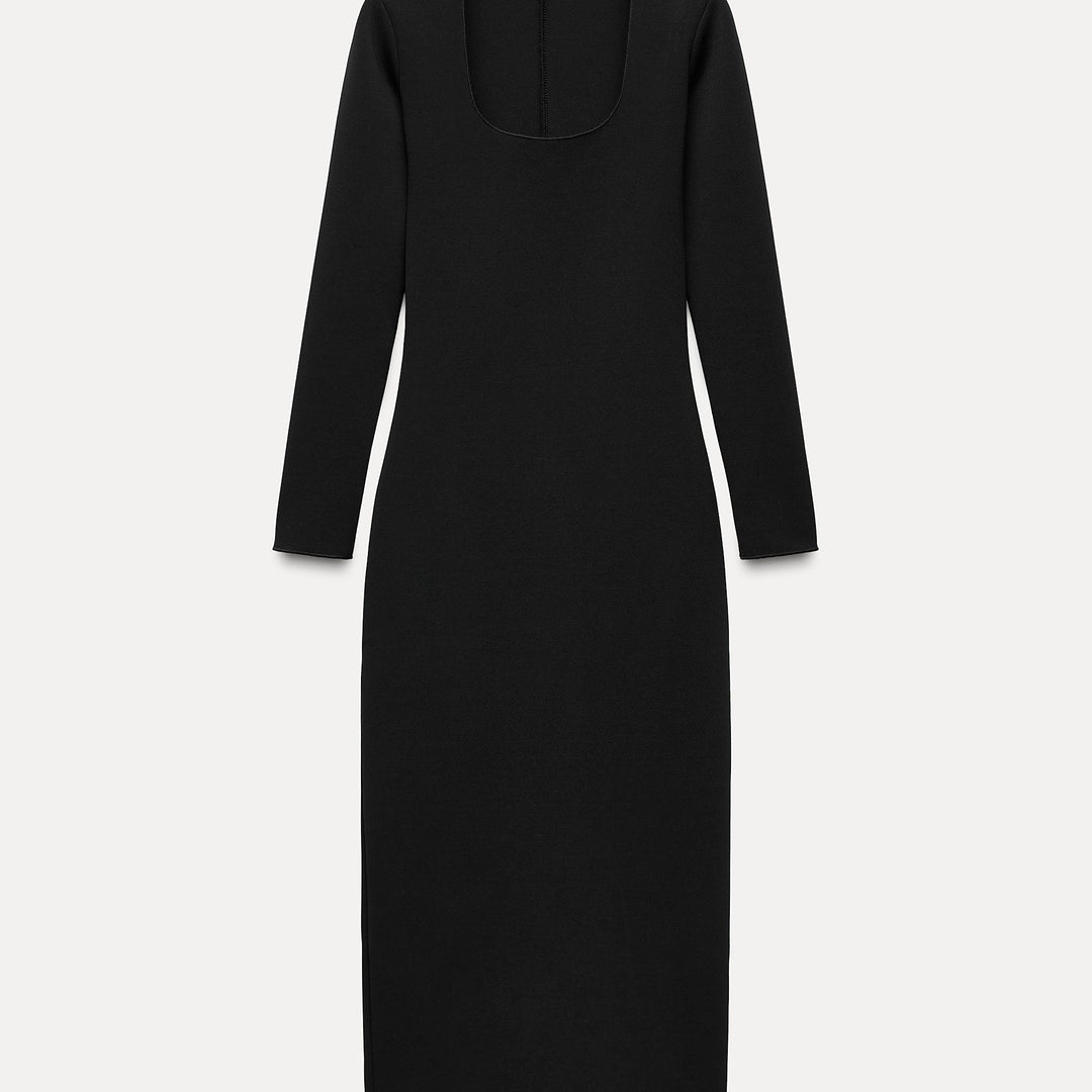 Moudda ZARA - Robe Longue Manches Longues Sculptante - Tunisie 1