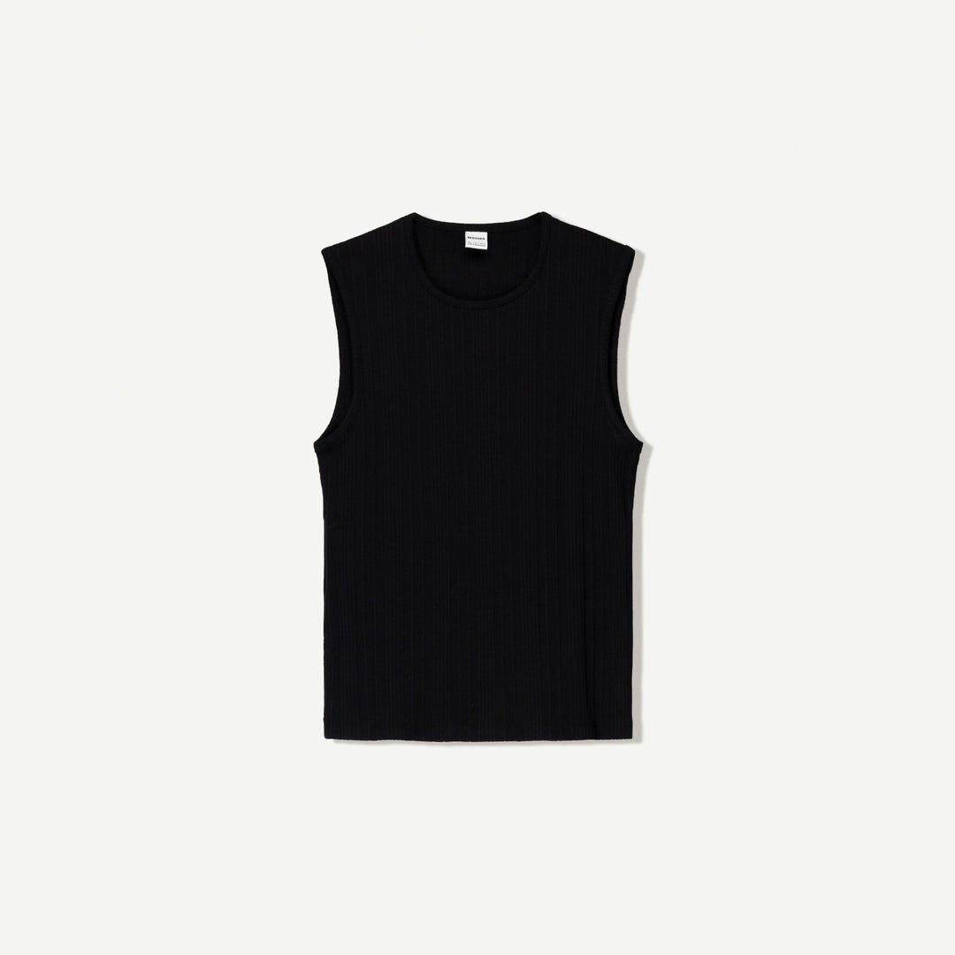 Moudda BERSHKA - T-Shirt - Bretelle Côtes & Slim - Tunisie 1