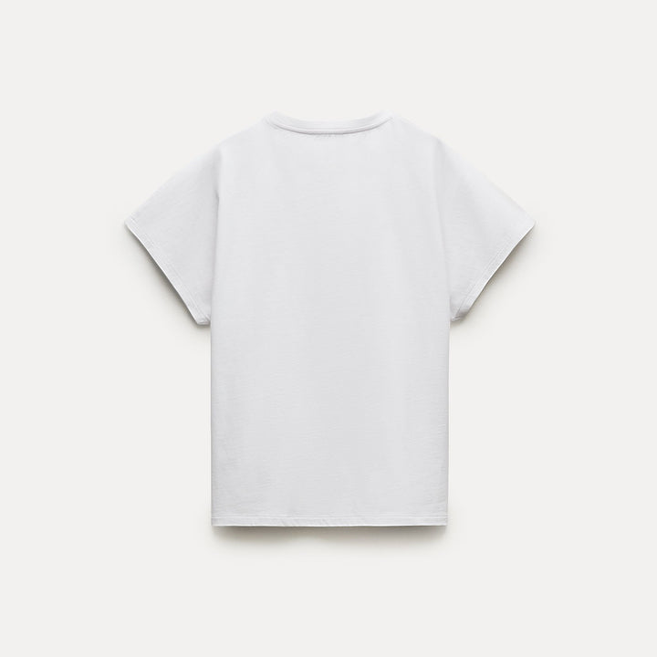 Moudda ZARA - T-shirt haut de gamme, col rond, tombant, en lin - Tunisie 2