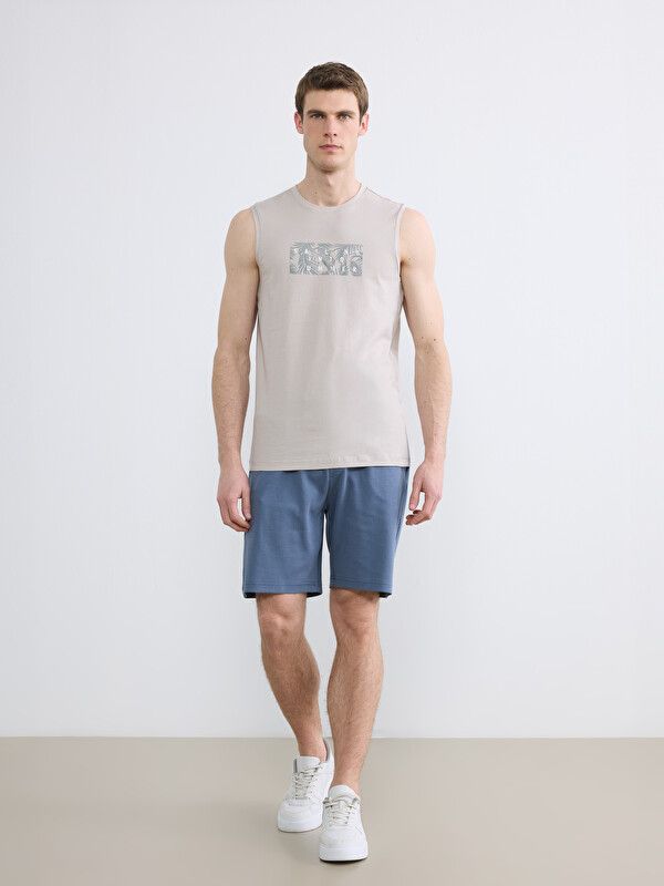 Moudda LC Waikiki - Débardeur en jersey pour Homme couleur Beige - Tunisie 2