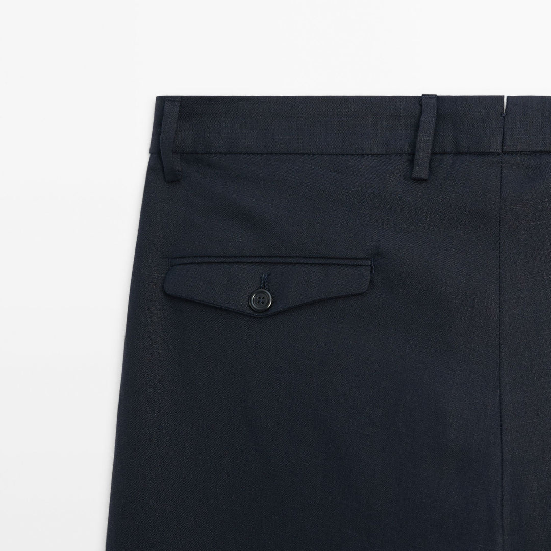 Moudda Massimo Dutti - Pantalon coordonné lin uni - Tunisie 5