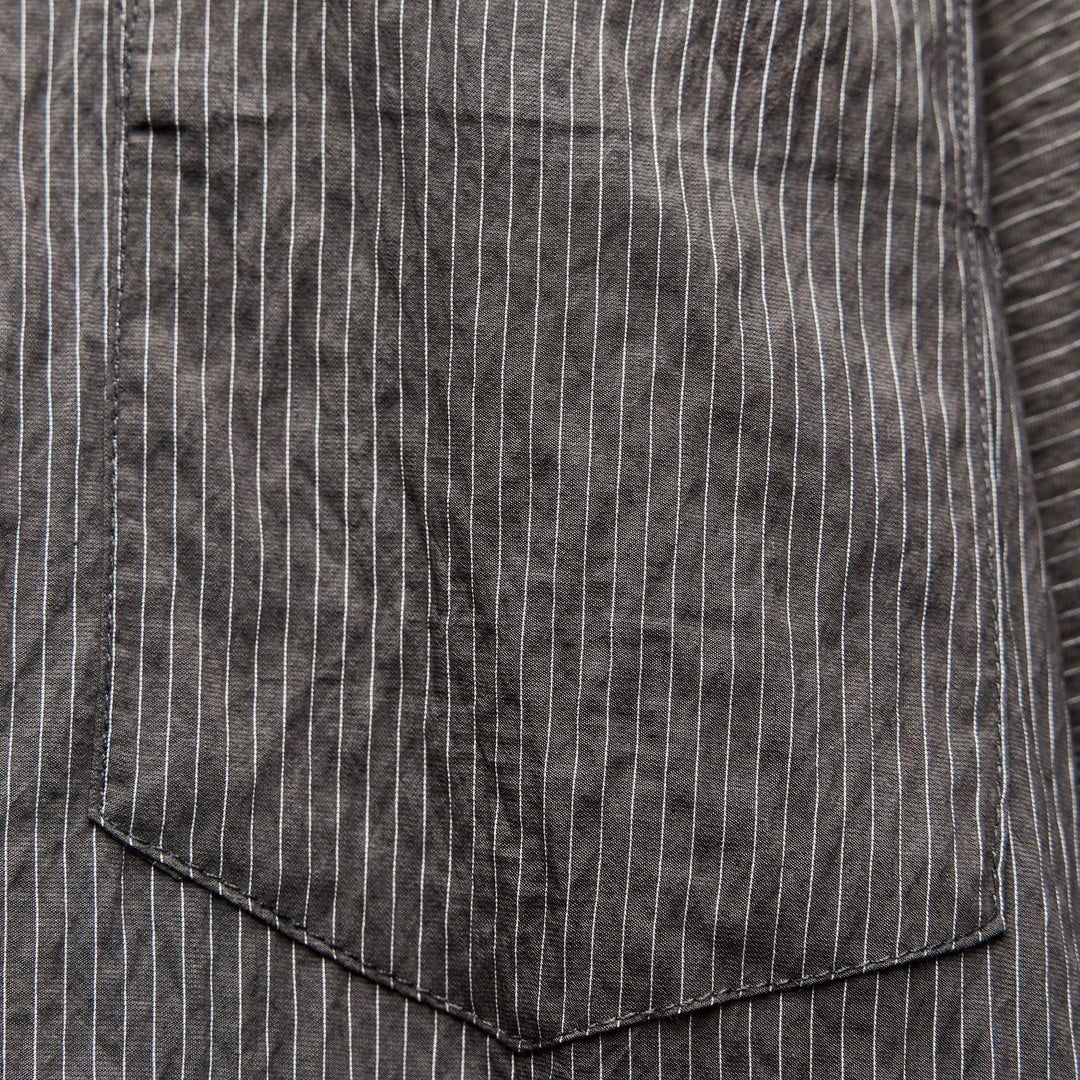 Moudda ZARA - Chemise rayée grise délavée - Tunisie 4