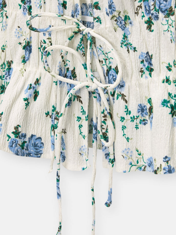 Moudda PULL & BEAR - Body Top Nœuds Bambula Fleurs - Tunisie 4