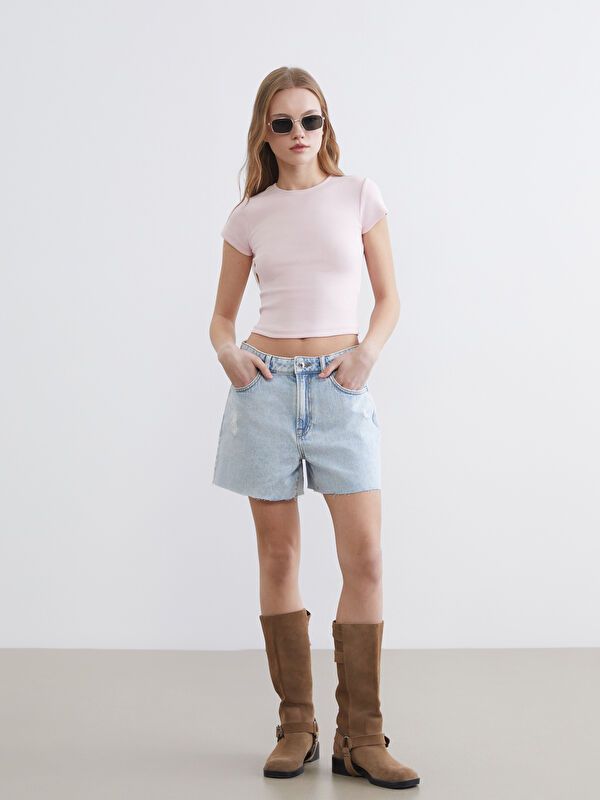 Moudda LC Waikiki - Body manches courtes en jersey pour Femme - Tunisie 2
