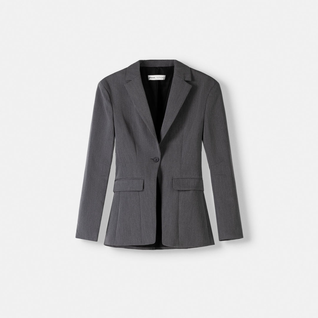 Moudda BERSHKA - Blazer Cintré Double Épaisseur - Tunisie 1