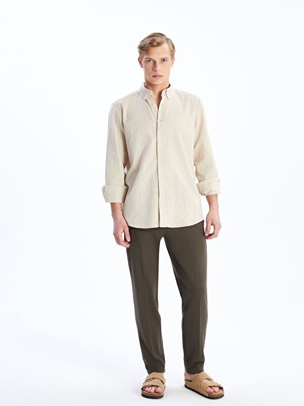 Moudda LC Waikiki - Chemise manches longues en tissu pour Homme - Tunisie 2