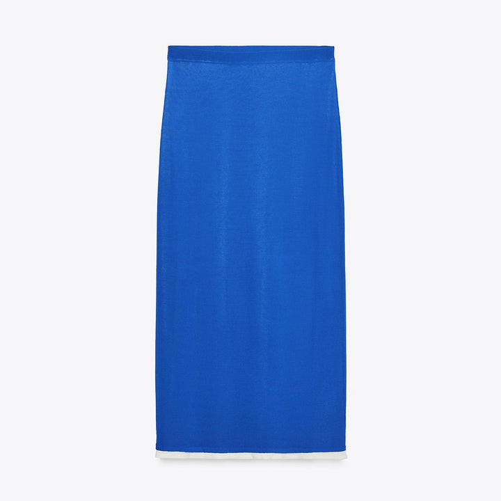 Moudda ZARA - Jupe Midi - Double Couche & Bleu - Tunisie 1