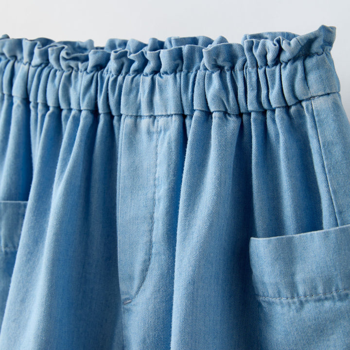 Moudda ZARA - Short jean chambray tropicaux - Tunisie 3