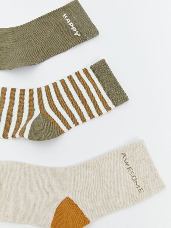 Moudda LC Waikiki - Chaussettes courtes Garçon Vert terne - Tunisie 2