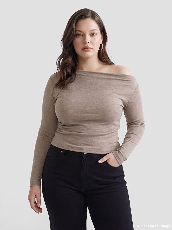 Moudda LC Waikiki - Body manches longues en jersey pour Femme - Tunisie 4
